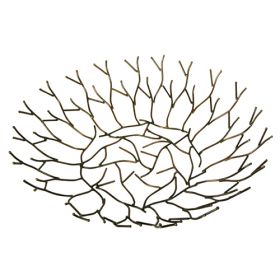 Recycled Metal Twig Bowl