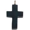 Coal Cross Pendant