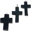 Coal Cross Pendant