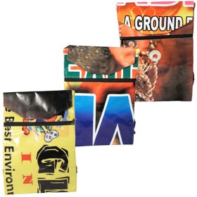 Upcycled Billboard Plastic Backpack