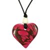 Tagua Nut Colored Heart Pendants