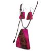 Calabash Rhombus Necklace & Earring Set