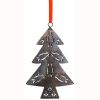 Recycled Metal Christmas Tree Ornament