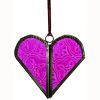 Recycled Glass Heart Ornament