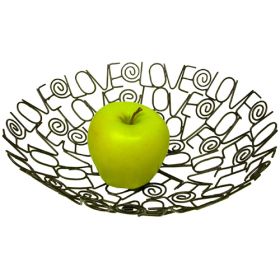 Recycled Metal Word Bowl - Love & Peace (Word: Love)