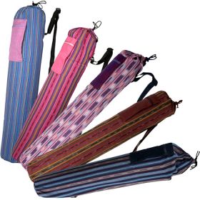 Woven Cotton Yoga Bag (Color: Blue)