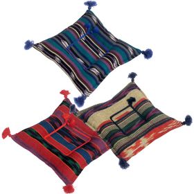 Large Woven Square Trivet (Color: Earth Tones)