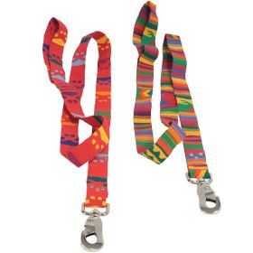 Woven Dog Leash (Design: Blue Paw)