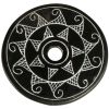 Coal Pendant w/ Sun Etchings