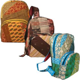 Patchwork Daypack (Color: Black & White)
