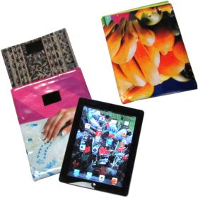 Upcycled Tablet Computer Bag (Style: Animal)