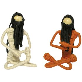 Yogi Cotton & Wire Sculpture (Color: Orange)