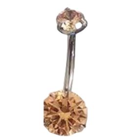 Belly Button Jewelry (Option: Gold)