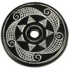 Coal Pendant with Muisca Design #8